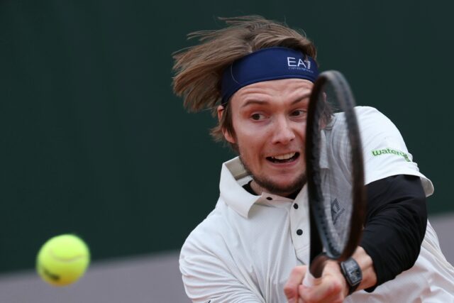 Kazakhstan's Alexander Bublik battled into the third round of the French Open