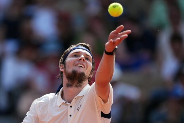 Kazakhstan's Alexander Bublik is through to the fourth round in the French Open