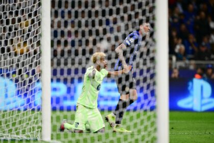 Lamine Yamal and his Barcelona team-mates suffered an agonising Champions League defeat on