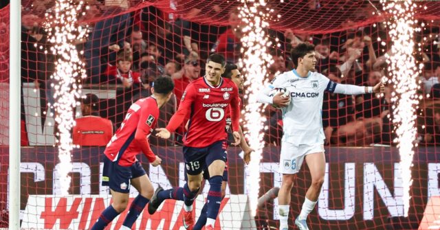 Marseille, Lille Draw 1-1 in Champions League Race
