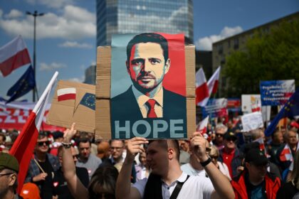 Mayor of Warsaw Rafal Trzaskowski is backed by Poland's ruling centrists