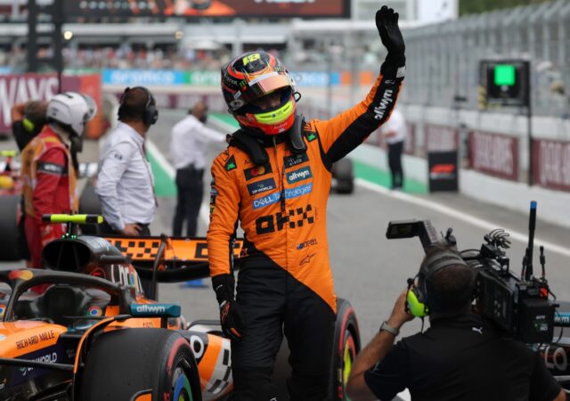 McLaren's Oscar Piastri took his fourth pole of the season in Barcelona