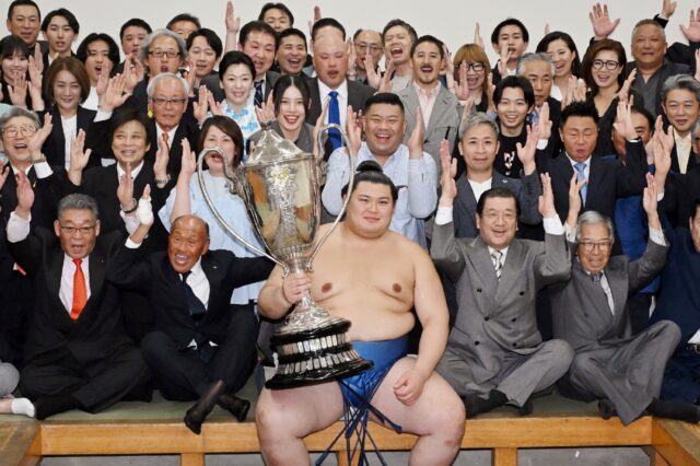 Onosato is set to become sumo's newest grand champion after winning the Summer Grand Sumo