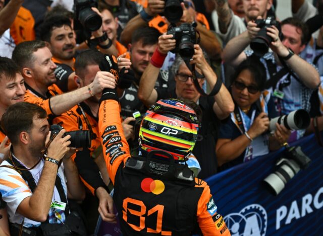 Oscar Piastri won his third straight race with victory in the Miami Grand Prix on Sunday.