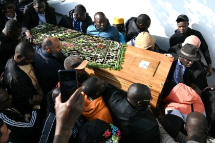 Prayers were said in Paris earlier this week for Aboubakar Cisse before his body was retur