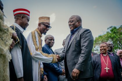 Former president Joseph Kabila (2nd R) had left the Democratic Republic of Congo in 2023