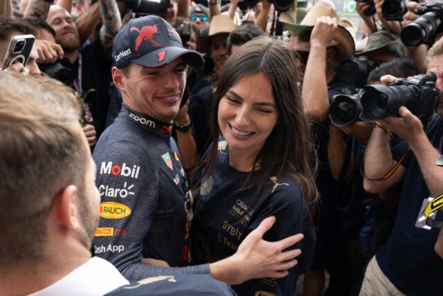 Red Bull Racing's Dutch driver Max Verstappen's partner is Kelly Piquet, daughter of forme