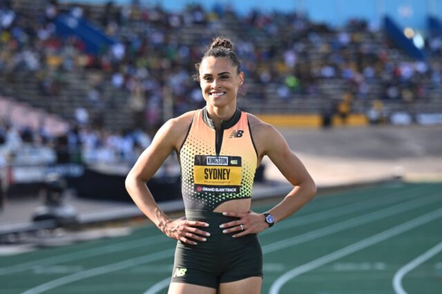 Reigning Olympic champion Sydney McLaughlin-Levrone won the women's 400m at the Grand Slam