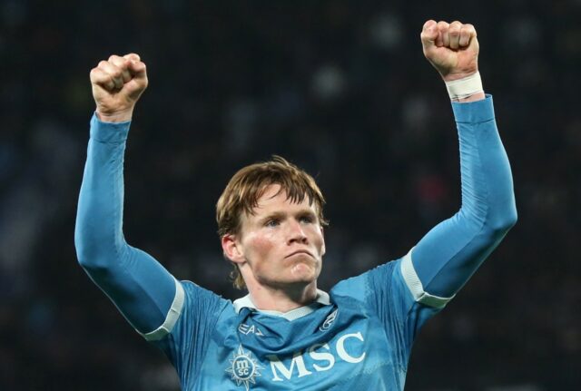 Scott McTominay has been key to Napoli winning Serie A