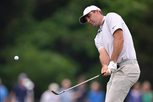 World number one Scottie Scheffler of the United States fired a 10-under par 61 to grab th