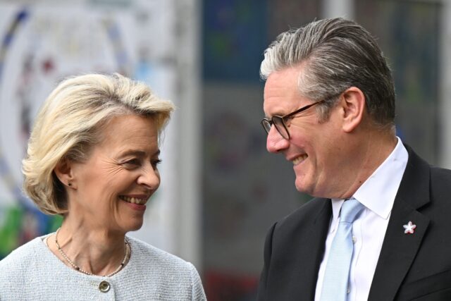 Starmer will sit down with Ursula von der Leyen and other top EU officials