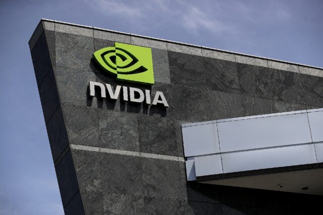 Tech firms were boosted by forecast-topping earnings from chip titan Nvidia