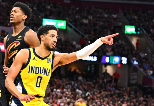 Tyrese Haliburton's 31 points helped the Indiana Pacers advance past top-seeds Cleveland i