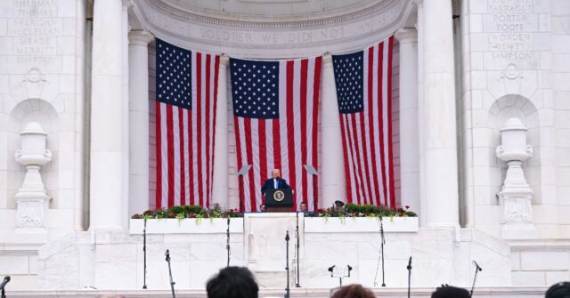 Trump Attacks Judges, Opponents on Memorial Day at Arlington