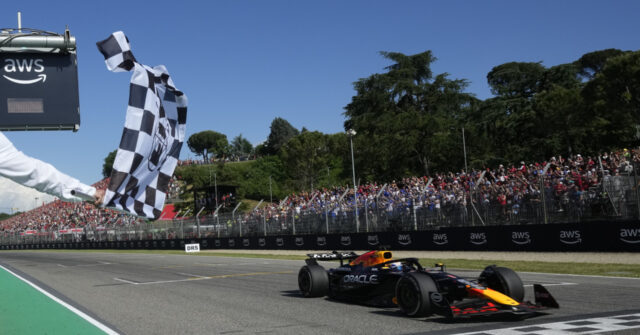 Max Verstappen wins Emilia-Romagna GP ahead of McLaren duo
