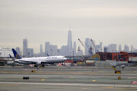 United Airlines cuts 35 daily flights at Newark airport, citing shortage of air traffic controllers