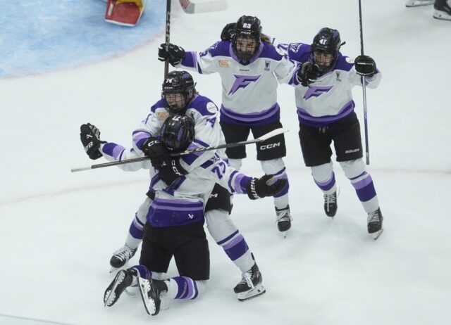 PWHL Frost Charge Hockey The Associated Press