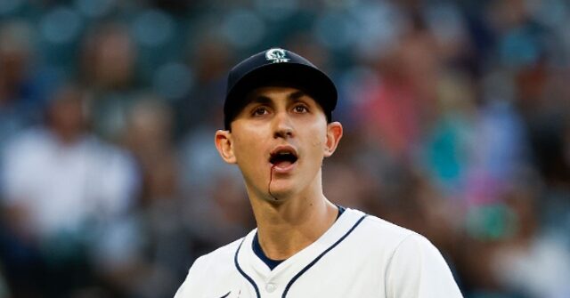 WATCH: Mariners' George Kirby Hit by 102 MPH Comebacker to the Face