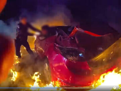 California Officers Rescue Carjacking Suspect from Burning Vehicle
