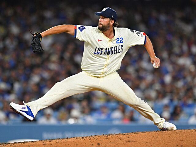 Clayton Kershaw LOS ANGELES, CA - JUNE 14: Los Angeles Dodgers pitcher Clayton Kershaw (22) throws a pitch