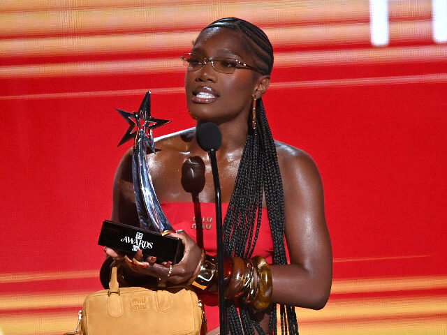 Doechii LOS ANGELES, CALIFORNIA - JUNE 09: Doechii accepts the Best Female Hip-hop Artist award on
