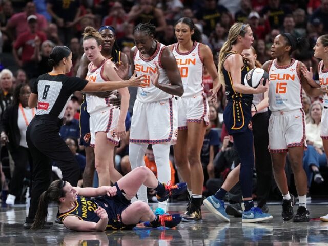 WATCH: Caitlin Clark Raked Across the Face and Knocked to the Floor, Teammates Finally Fight Back