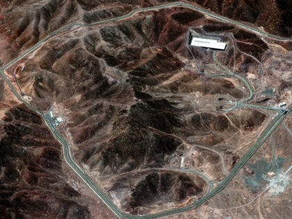 FORDO, IRAN -- JUNE 14, 2025: 05 Maxar satellite imagery overview of the Fordo enrichment