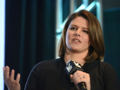 AUSTIN, TEXAS - MARCH 12: Kasie Hunt speaks onstage at "The Bold Jump To Streaming News" d