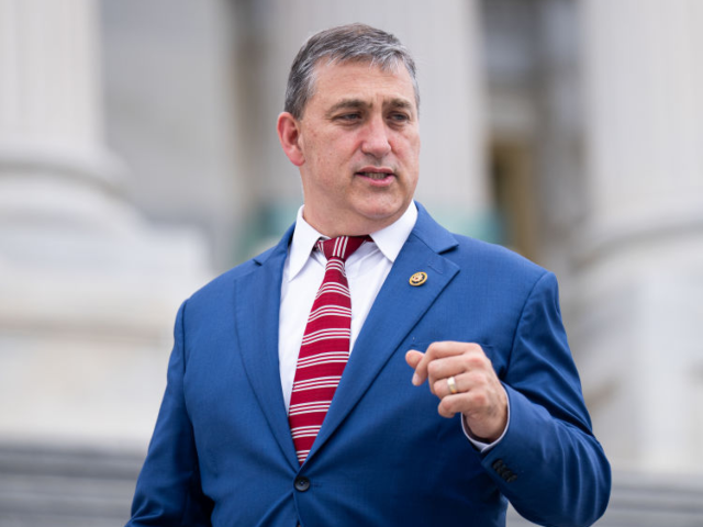 GettyImages-2173717722 UNITED STATES - SEPTEMBER 25: Rep.Nathaniel Moran, R-Texas, walks down the House steps aft