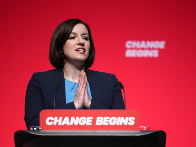 LIVERPOOL, ENGLAND - SEPTEMBER 25: Bridget Phillipson, Secretary of State for Education Mi