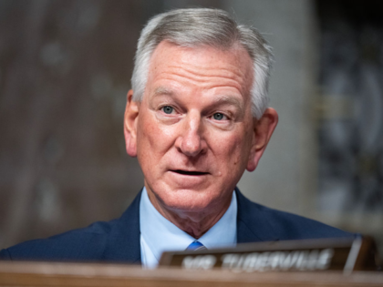 UNITED STATES - APRIL 3: Sen. Tommy Tuberville, R-Ala., speaks during the Senate Armed Ser