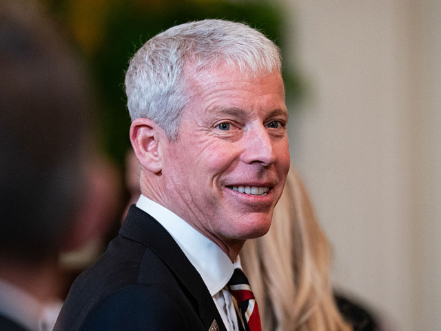 Chris Wright, US secretary of energy, during an executive order signing ceremony in the Ea