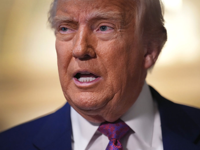 GettyImages-2216080759 WASHINGTON, DC - MAY 20: President Donald Trump arrives for a House Republican meeting at