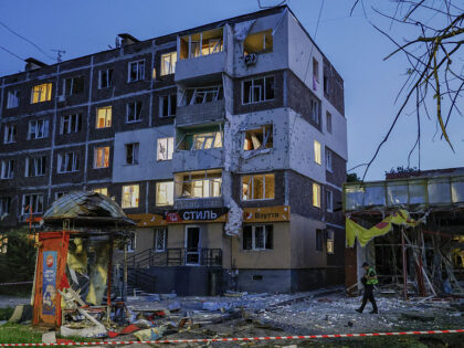 CHERNIHIV, UKRAINE - JUNE 03: A view of the destruction after a grocery store and private