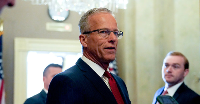 Exclusive — Sen. John Thune: Senate on Schedule to Pass Big, Beautiful Bill by July 4