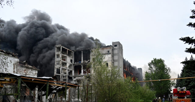 Russia Bombards Ukraine's Kharkiv, Killing at Least Three