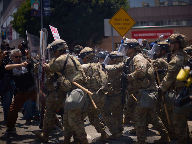 LOS ANGELES, CALIFORNIA, UNITED STATES - JUNE 8: Immigration and Customs Enforcement (ICE)