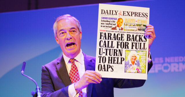 Labour Gov't U-Turns on Winter Fuel Aid Cuts After Pressure From Farage