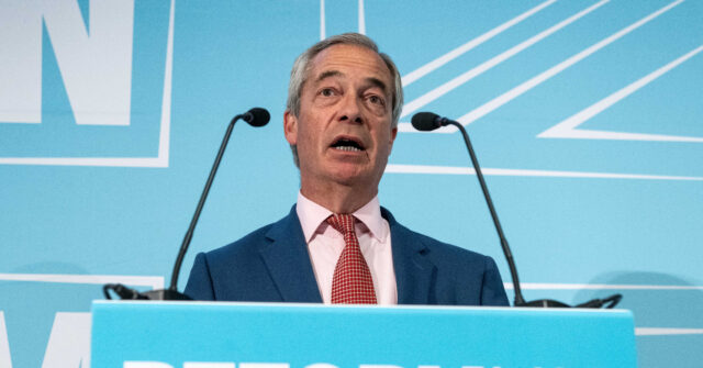 Farage's Reform Surges to Record High, on Pace for Victory at Next Election
