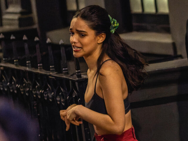 LONDON, UNITED KINGDOM - JUNE 23: Rachel Zegler is seen leaving the London Palladium on Ju