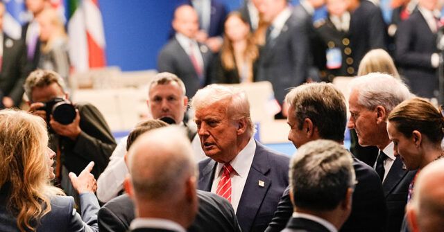 Trump Confirms U.S. Backs NATO 'All The Way' as Alliance agrees Massive Defence Spending Rebalance to Europe