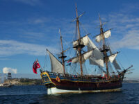 Remains of Captain Cook’s Long Lost Ship Found in Newport Harbor