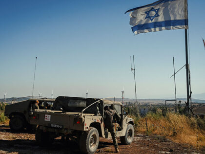 IDF Military Drone Unit seen training with drones near Kibbutz Merom Golan, on the Syrian