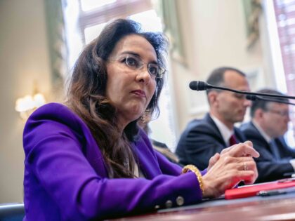 Former Trump campaign lawyer Harmeet Dhillon appears at a House Committee on House Adminis