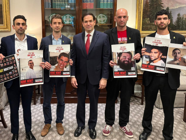 Israeli Family Group Urges Marco Rubio to Make a Deal to Free 50 Remaining Hostages from Gaza