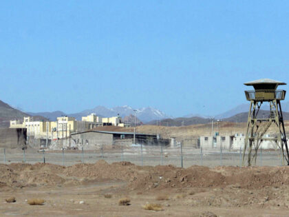 The Natanz uranium enrichment facility buildings stand March 30, 2005 some 200 miles (322