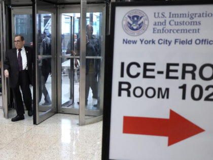 US Democratic Representative from New York Jerry Nadler arrives to observe court proceedin
