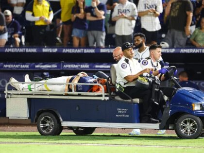 VIDEO: Rays Reliever Hunter Bigge Taken off Field on Stretcher After Being Struck by 105 mph Foul B