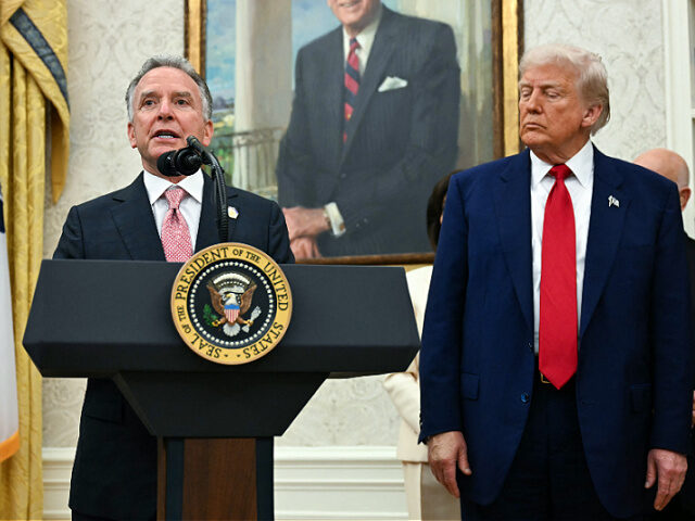May28-2025-Steve-Witkoff-Donald-Trump-wh-getty US Special Envoy to the Middle East Steve Witkoff (L) speaks as US President Donald Trump