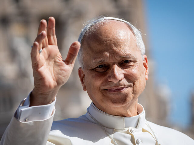 Pope Leo XIV arrives to lead his traditional Wednesday General Audience at St. Peter'